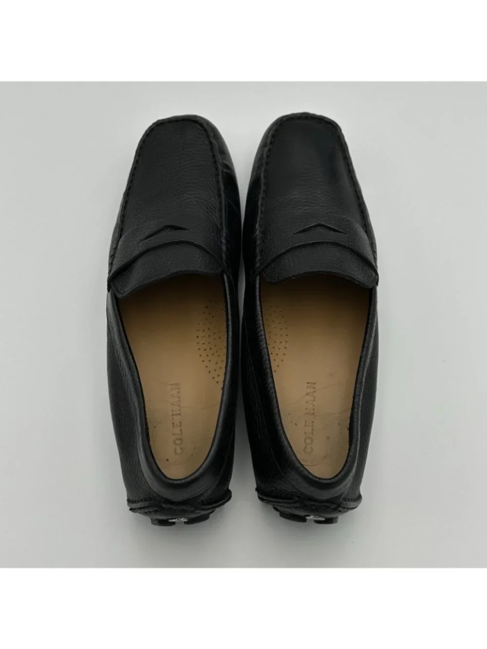 Cole Haan Howland Penny Loafers Men’s Size 10.5 M Black Leather Shoes C04535